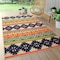 World Rug Gallery Distressed Geometric Bohemian Textured Flat Weave Indoor/Outdoor Area Rug 7'10''X10' Natural 8018MULTI8X10 - alternate 1